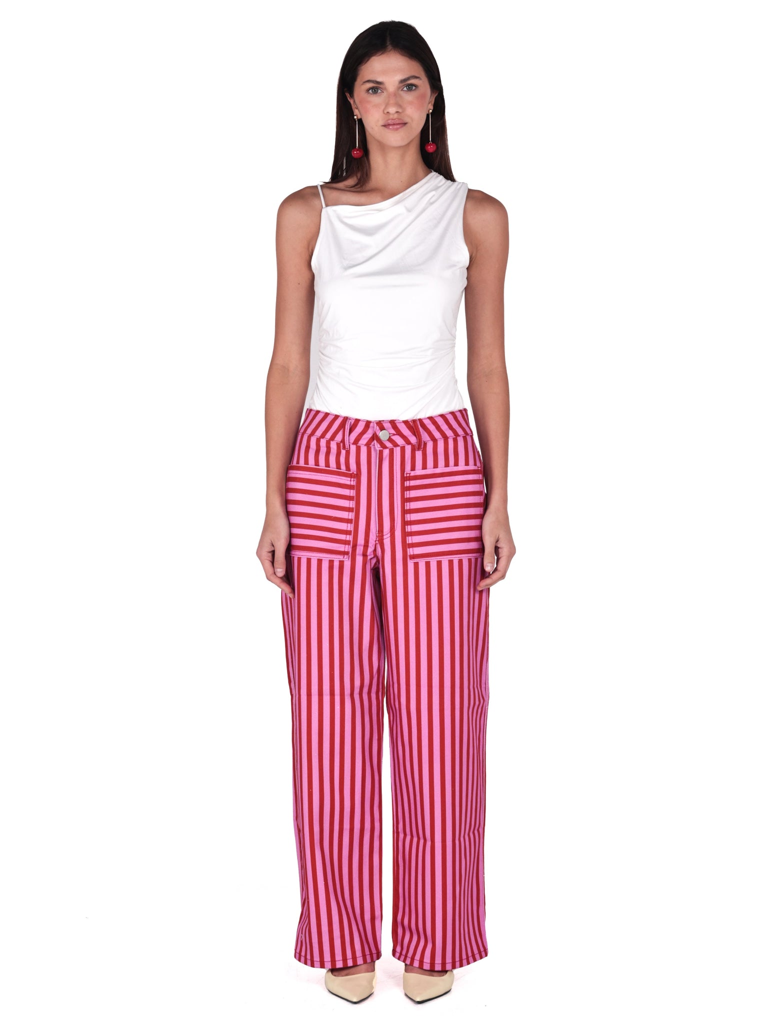 Pant Red Sunday Lines – Tutantú Internacional